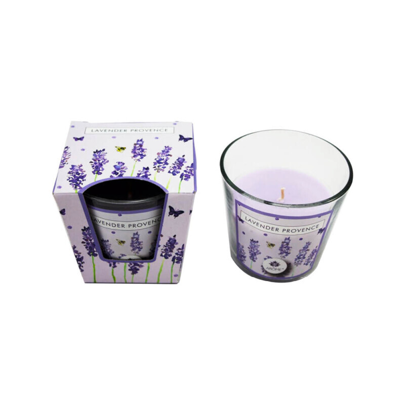 Arome Svíčka ve skle 120g Lavender Provence (12/bal 48/krt)