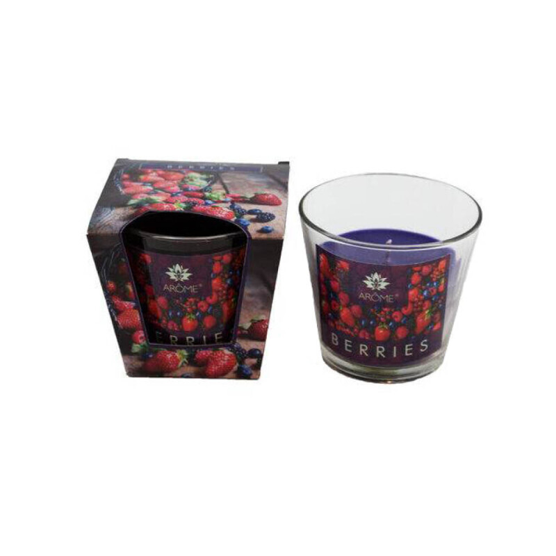 Arome Svíčka ve skle 120g Forest Berries (12/bal 48/krt)