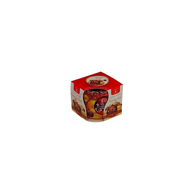 Admit Svíčka ve skle 100g Christmas Balls (12/bal)