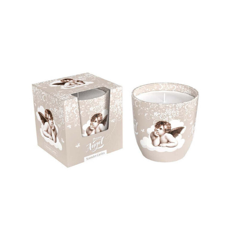 Santo Svíčka ve skle Lara 100g Angel Dream (12/krt)