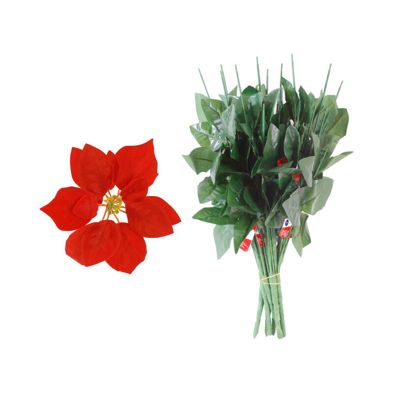 Vánoční hvězda 30cm (10/bal 800/krt)