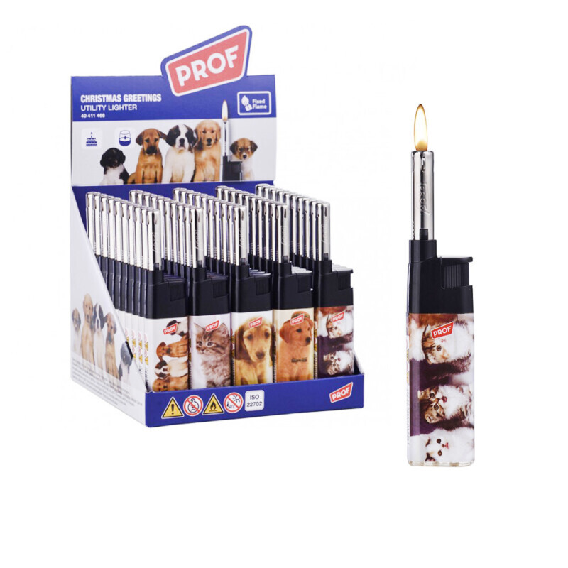 Prof Zapalovač kuchyňský Dlouhý Cats/Dog (50/bal 300/krt)