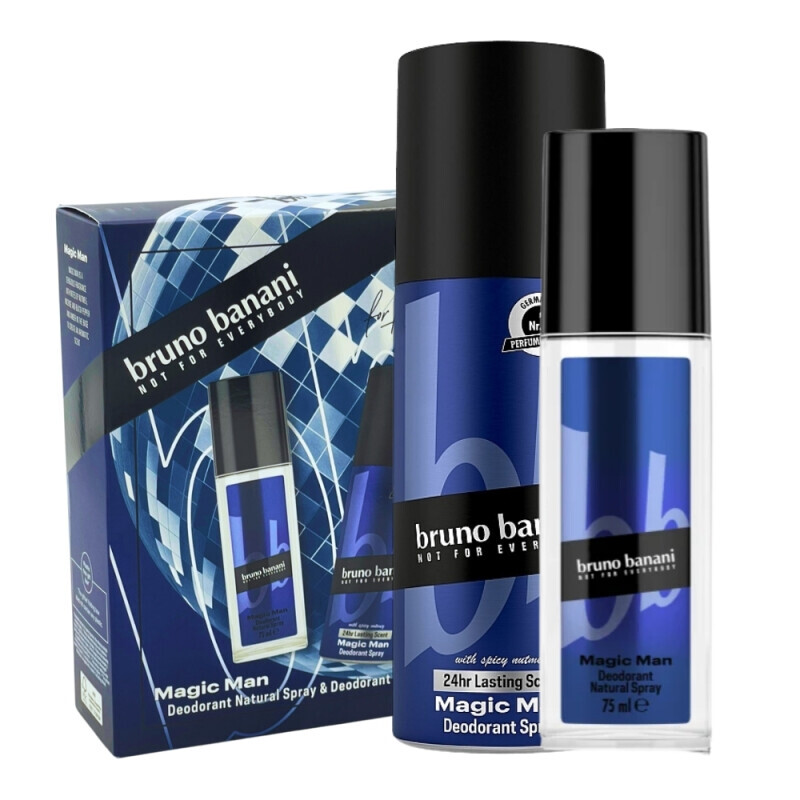 Bruno Banani Dár.sada M 75ml DNS+150ml Spray Magic Man (6/krt)