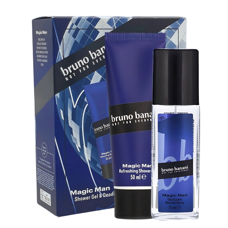 Bruno Banani Dár.sada M 75ml DNS+50ml SG Magic Man (6/krt)