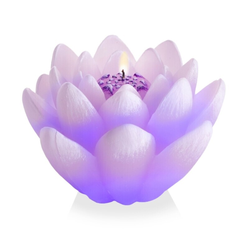 Bartek Svíčka Bukiet Lily 350g with diode Violet (6/krt)