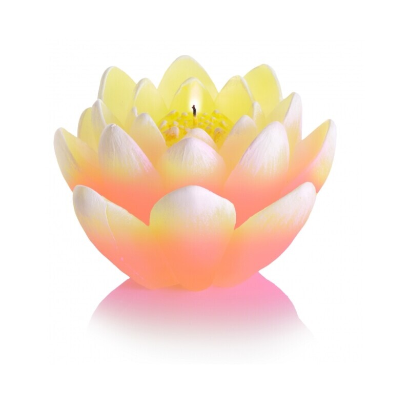 Bartek Svíčka Bukiet Lily 350g with diode Yellow (6/krt)