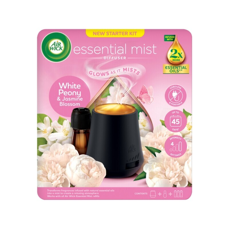 Airwick 20ml Aroma komplet Pivoňka a jasmínový květ(4/krt)