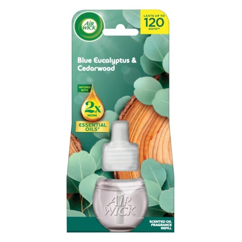 Airwick 19ml Electric náplň Eukalyptus a cedrové dřevo(6/krt)