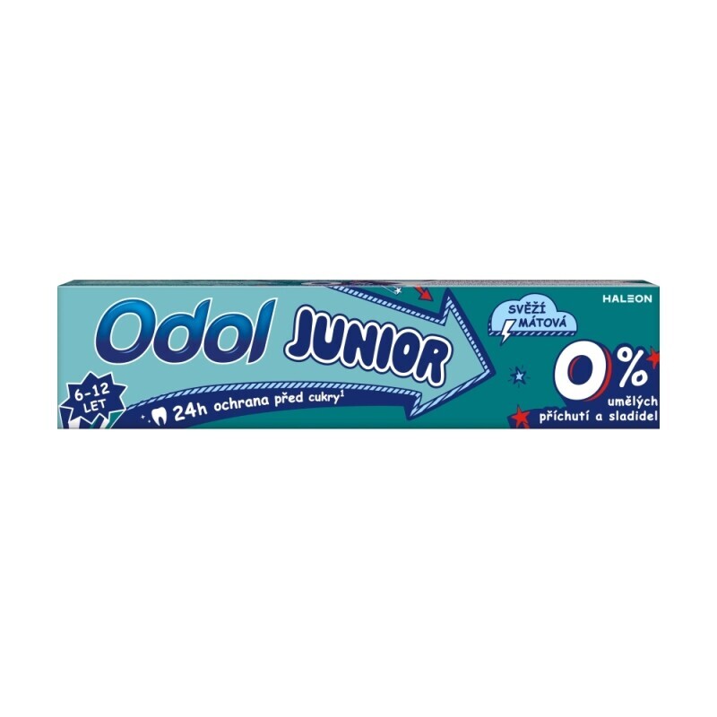 Odol 50ml ZP Junior Svěží mátová 6-12let (12/krt)