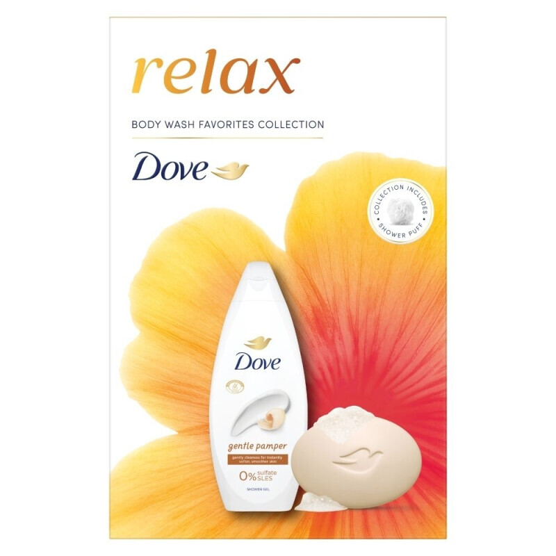 Dove Dár.sada F 250ml SG+90g Soap Relax (6/krt)