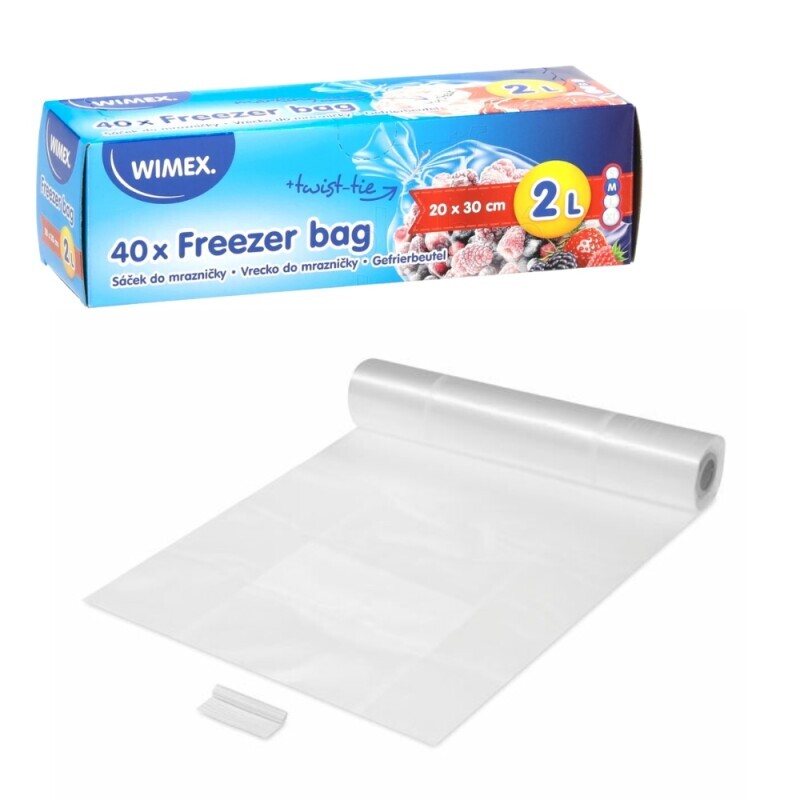 Sáčky do mrazničky 20*30cm 2l/40ks (28/krt)