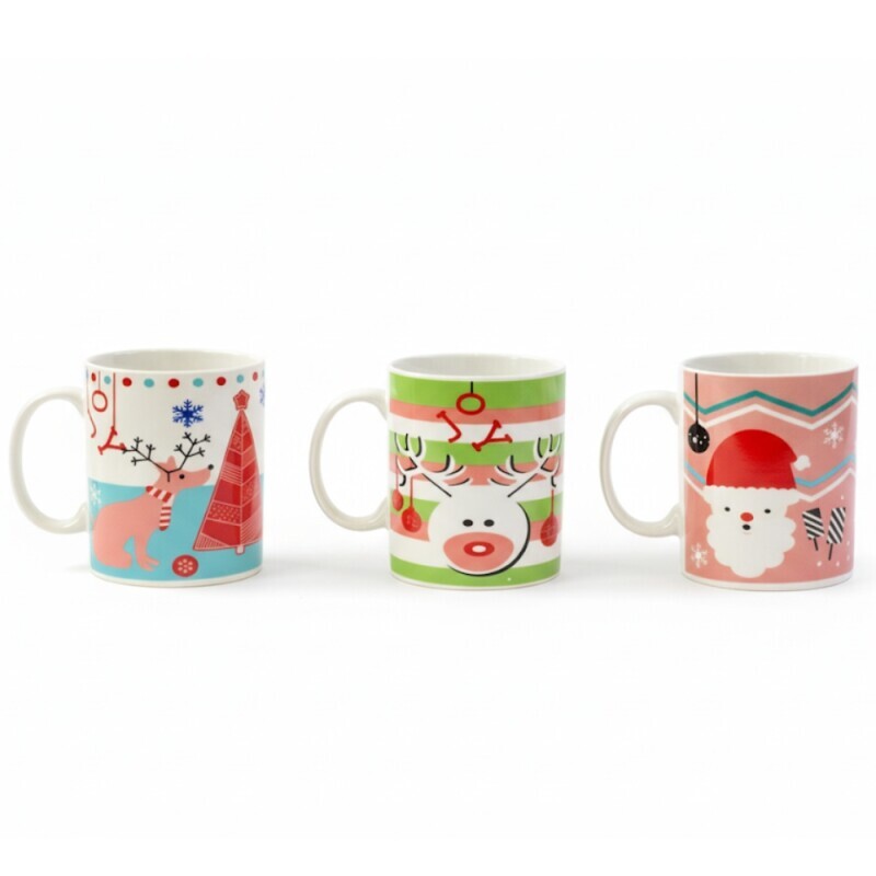 Vánoční hrnek keramika 350ml (12/bal 72/krt)