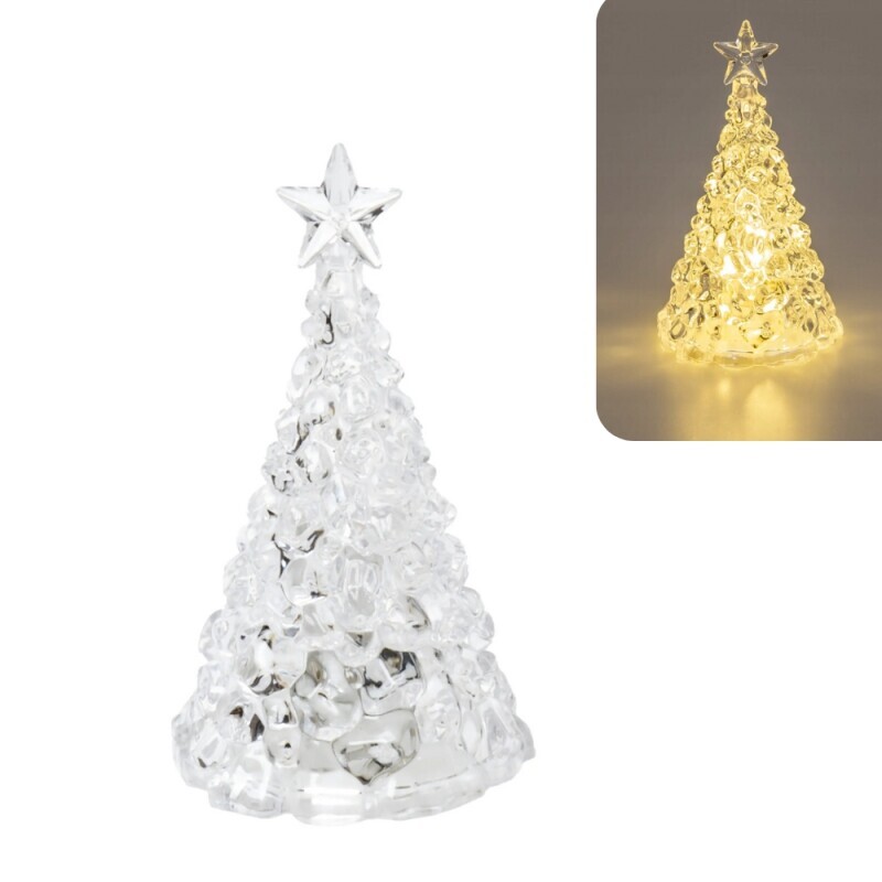Vánoční dekorace LED strom kříštal (240/krt)