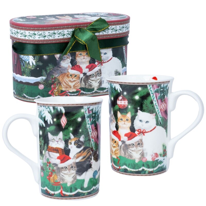 Vánoční dárková sada hrnek 2ks/340ml (24/krt)