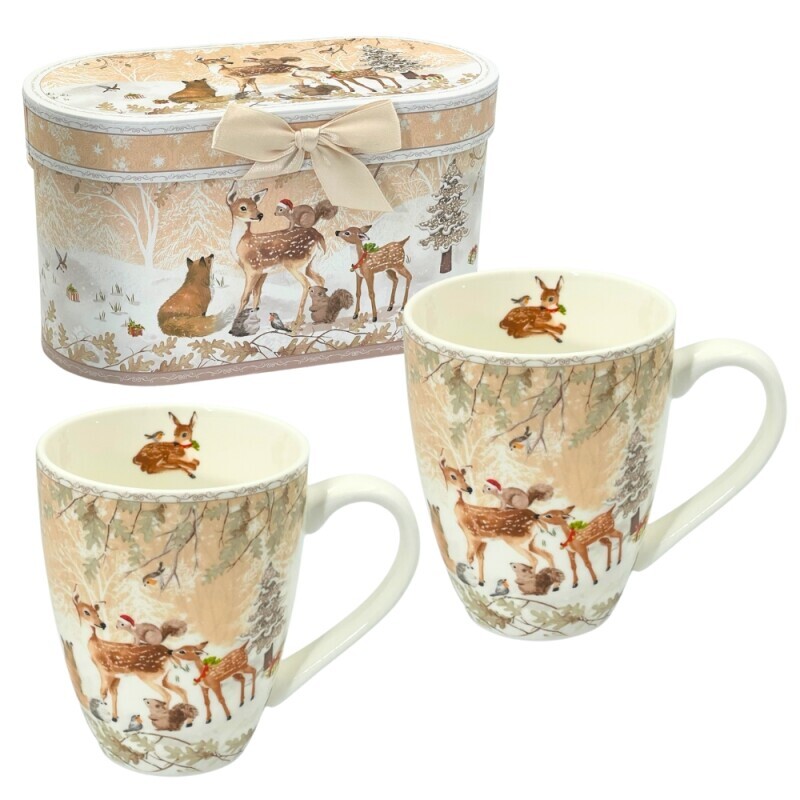 Vánoční dárková sada hrnek 2ks/340ml (18/krt)