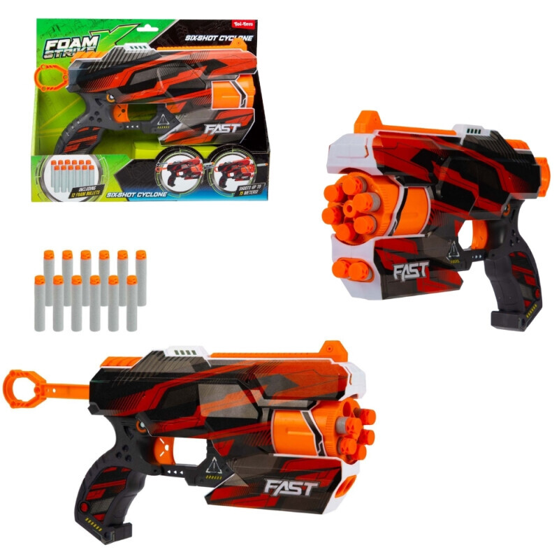 FOAM STRIKEX Pistole s 12 šípy (6/krt)