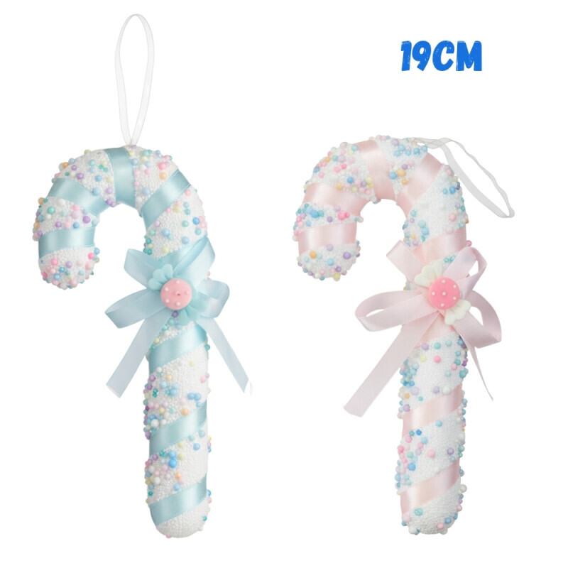 Vánoční dekorace cukrová hůlka 19cm (520/krt)