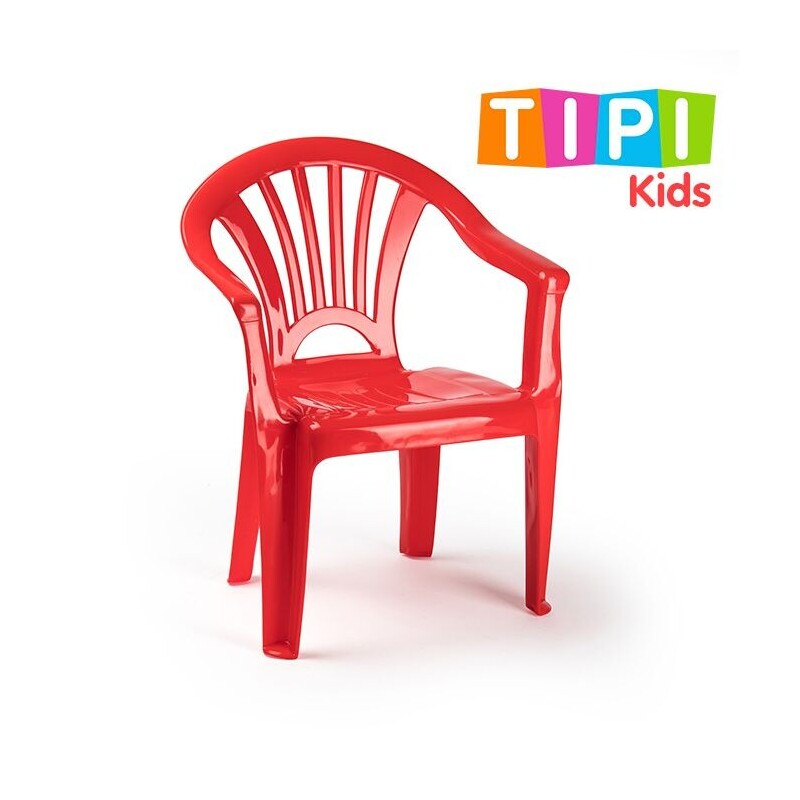 P.Forte Židle dětská plast Red (1/bal)