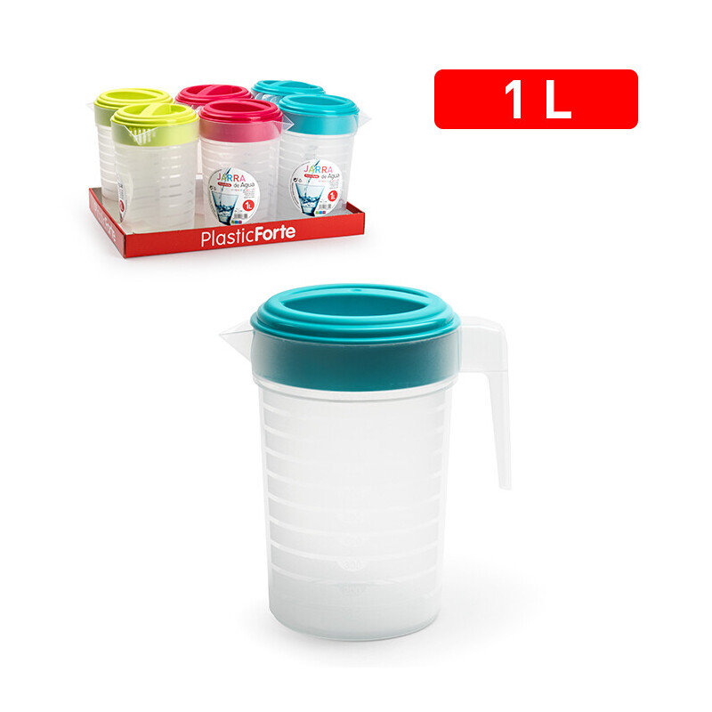 P.Forte Džbán plast 1l Color (6/bal)