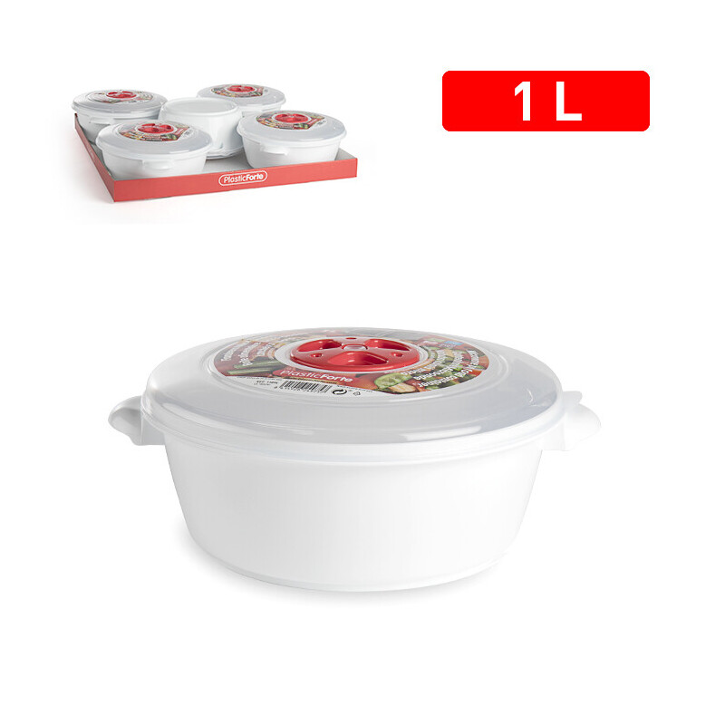 P.Forte Dóza plast do mikro. 1l (4/bal)