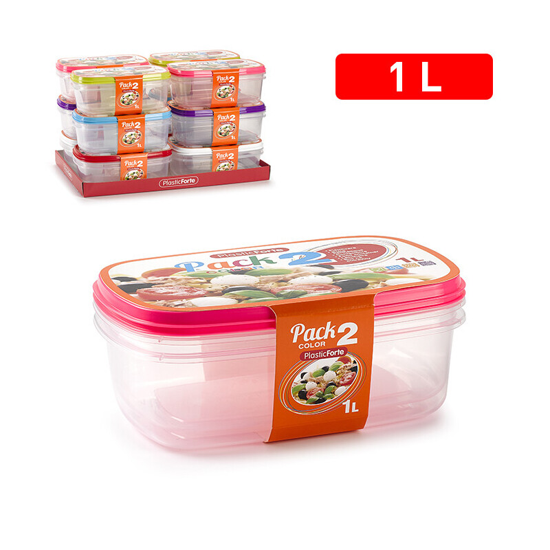 P.Forte Dóza plast pack obdél.2*1l Color (12/bal)