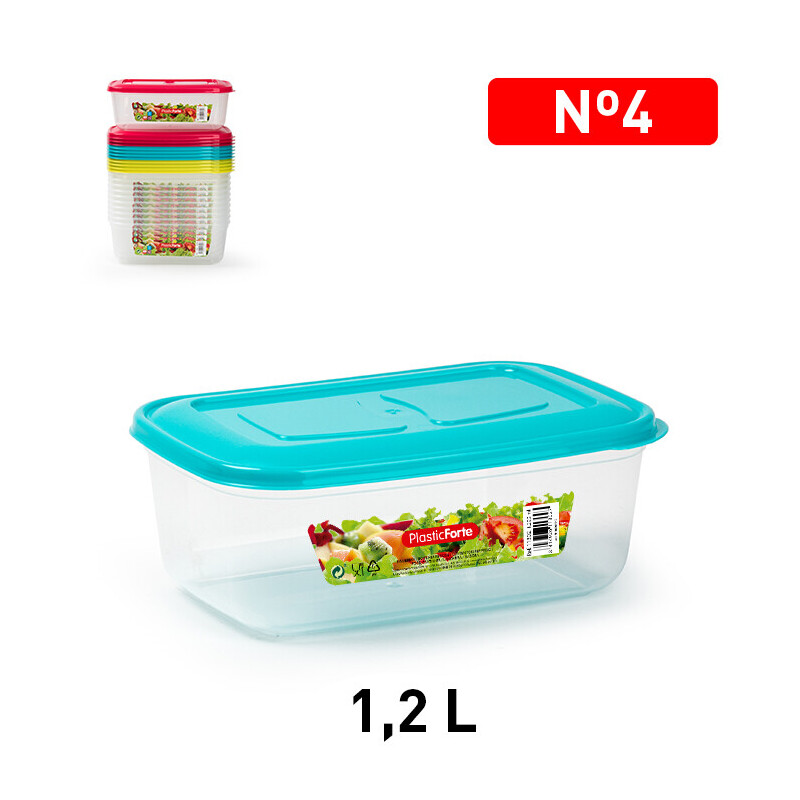P.Forte Dóza plast Classic obdél.1,2l Color (12/bal)