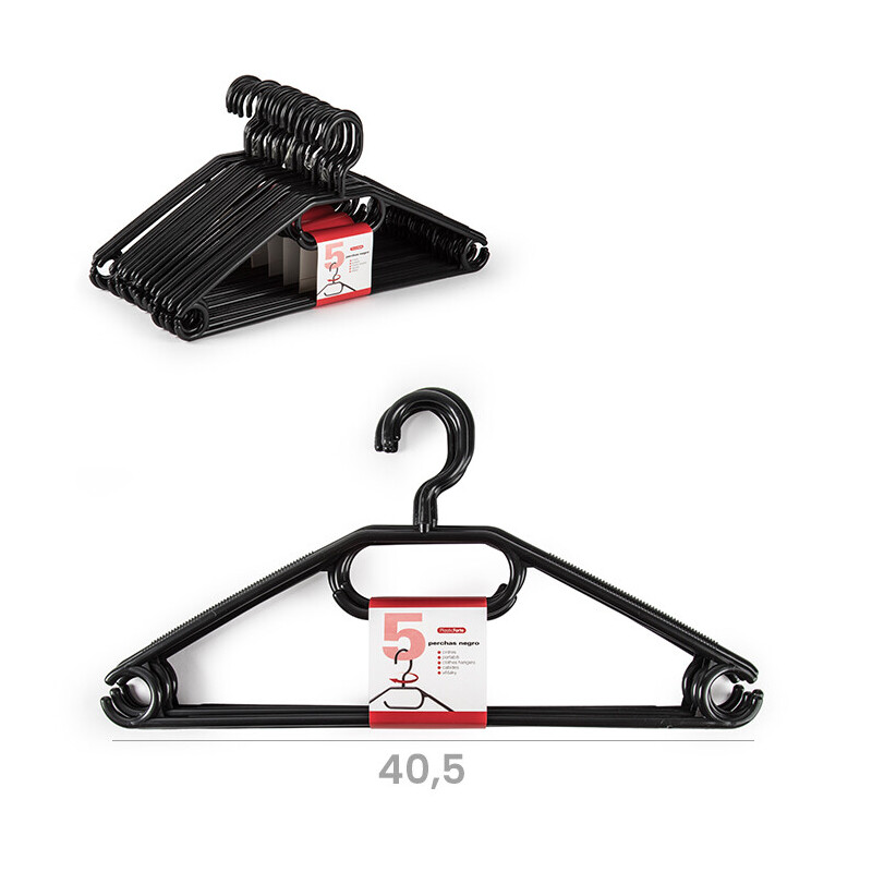 P.Forte Ramínka plast 5ks Black (6/bal 48/krt)