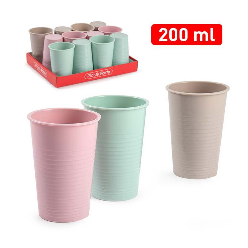P.Forte Kelímek plast 200ml VRM (12/bal)