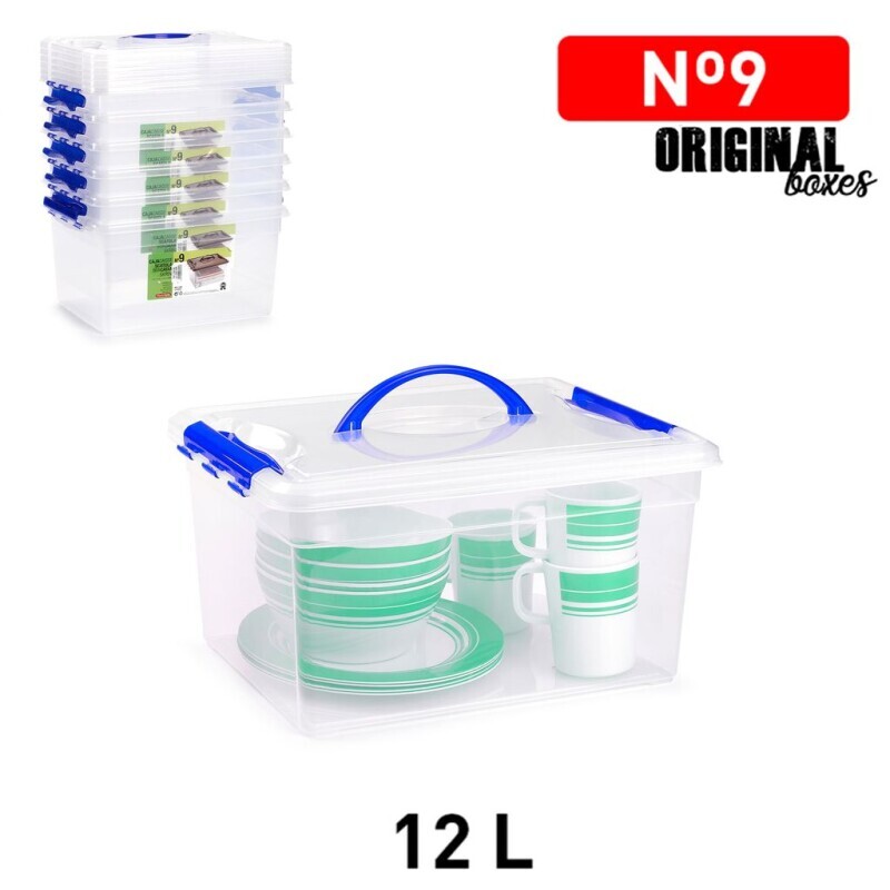 P.Forte Box plast s uchem 12l Transparent (6/bal)
