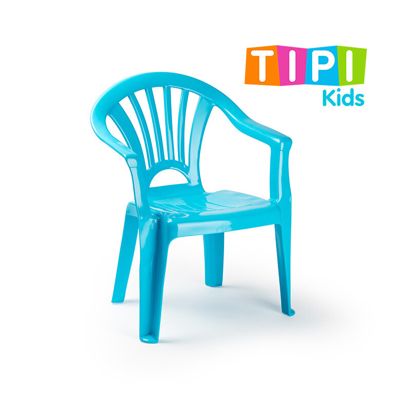P.Forte Židle dětská plast Light Blue (1/bal)
