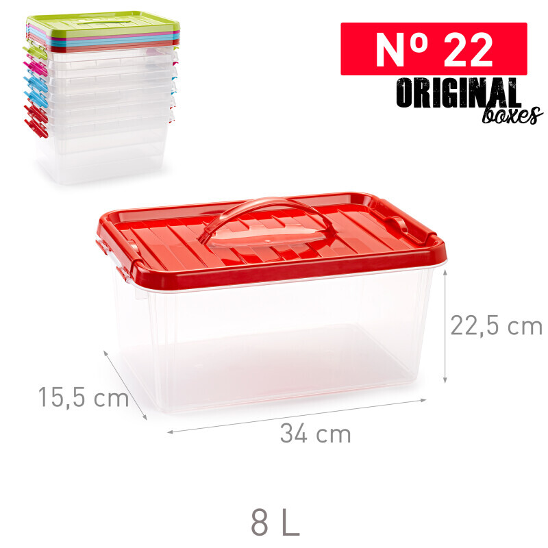 P.Forte Box plast s uchem 8l Color (6/bal)