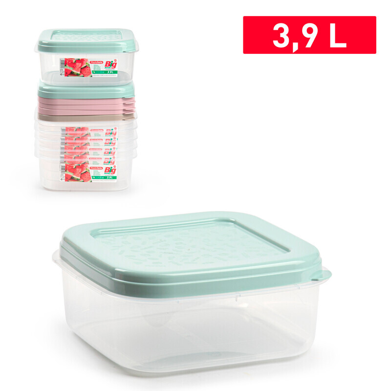 P.Forte Dóza plast Big čtverec 3,9l VRM (6/bal)