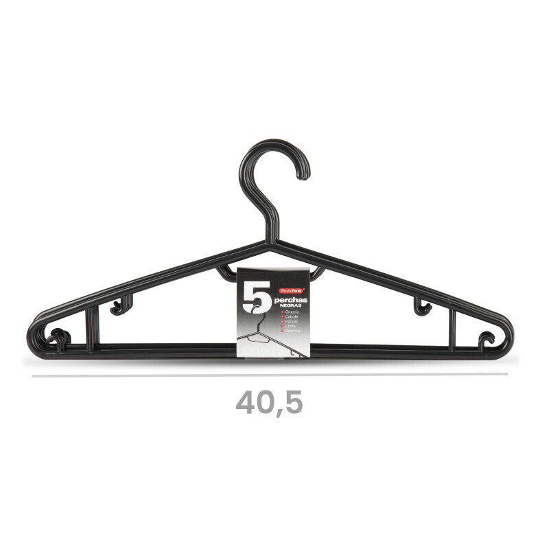 P.Forte Ramínka plast 5ks Black 