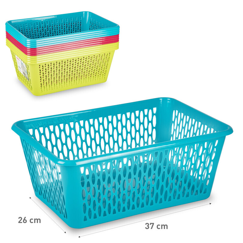 P.Forte Košík plast Aire 37*26cm Color (12/bal)