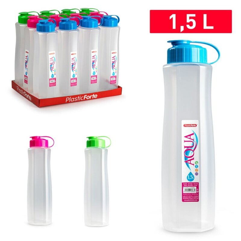 P.Forte Láhev plast Aqua 1,5l (12/bal 108/krt)