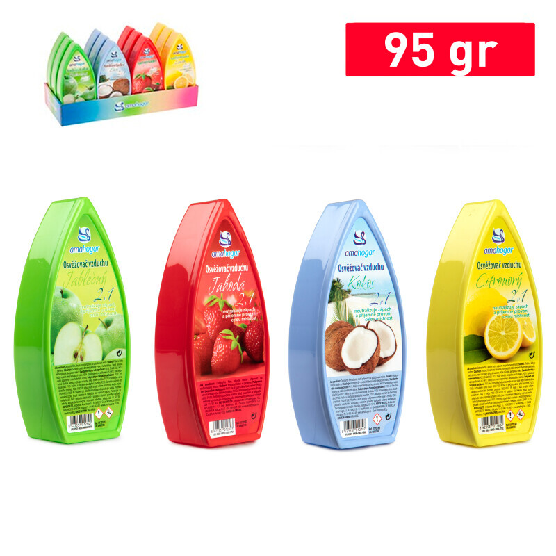Amahogar Gel Air Freshener 95g Fruit mix (12/bal)