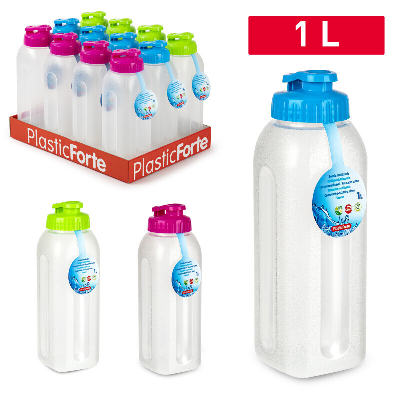 P.Forte Láhev plast Tank 1l (12/bal)