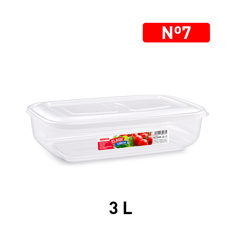P.Forte Dóza plast Classic obdél.3l Tran. (12/bal)