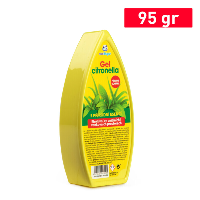 Amahogar Gel Air Freshener 95g Citronella (12/bal)