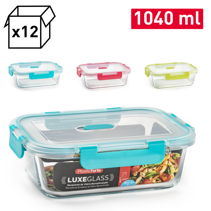 P.Forte Dóza Sklo+ventil 1,04l LUXE (12/bal)