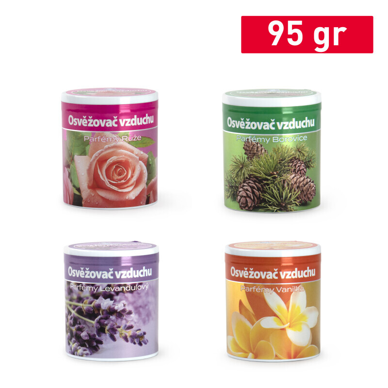 Amahogar Gel Air Freshener 95g kul. Floral mix (12/bal)