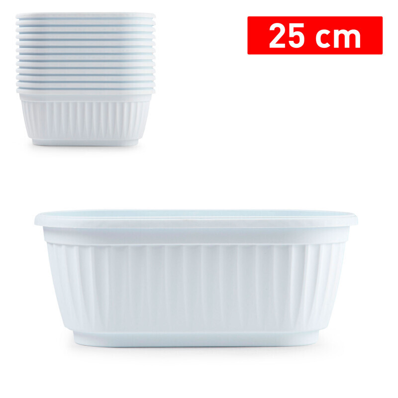P.Forte Květináč plast oval 25cm (12/bal 120/krt)