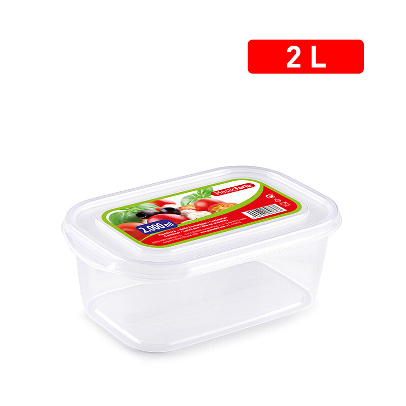 P.Forte Dóza plast Basic obdél.2l Tran. (12/bal)