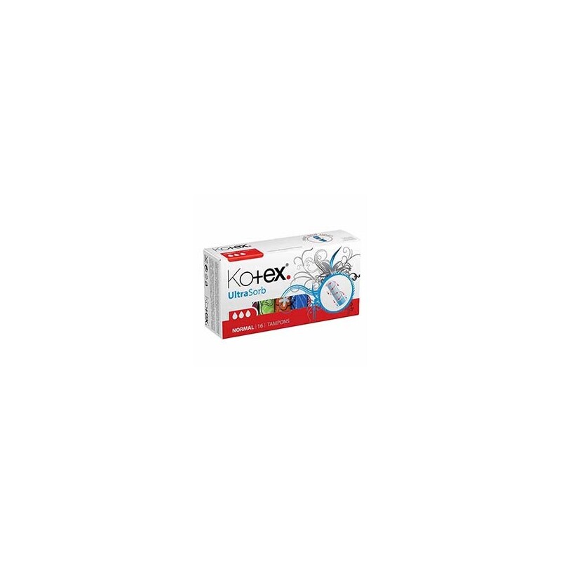 Kotex tampony Ultra Sorb 16ks Normal (12/krt)