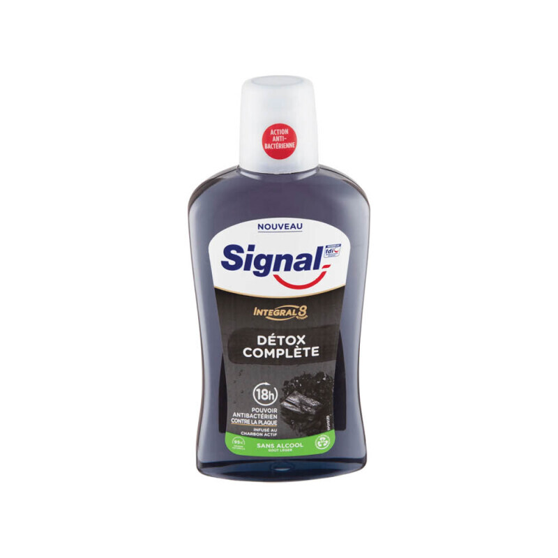 Signal 500ml ústní voda Nature Elements Charcoal (12/krt)