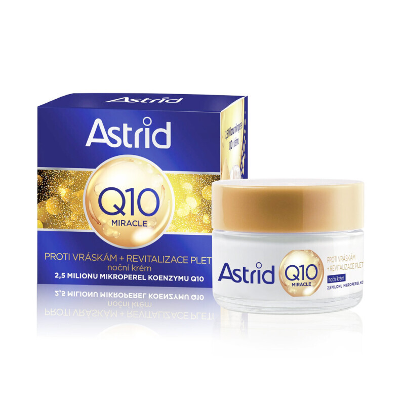 Astrid 50ml Pleť. Krém Q10 Miracle Noční Proti Vráskám  (6/krt)