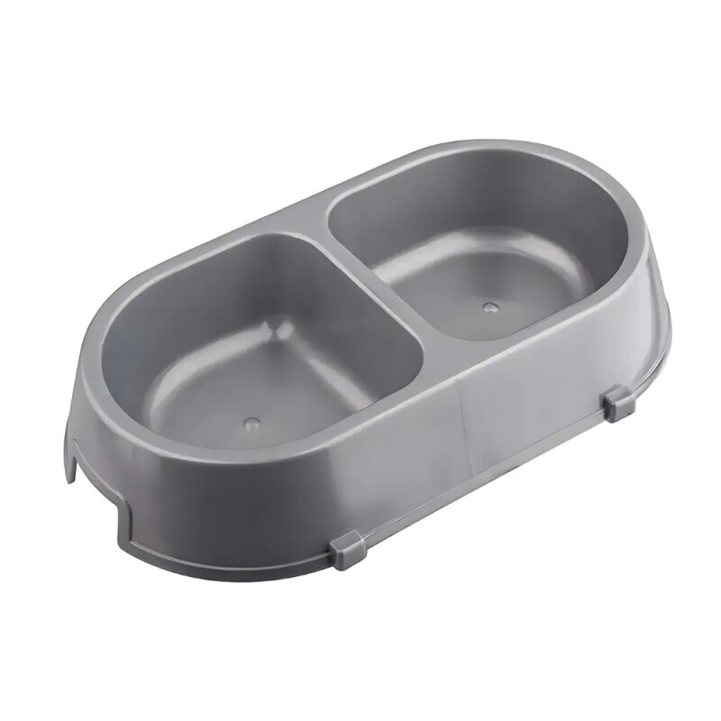 Miska pro psy plast dvojitá 30*13cm (40/krt)