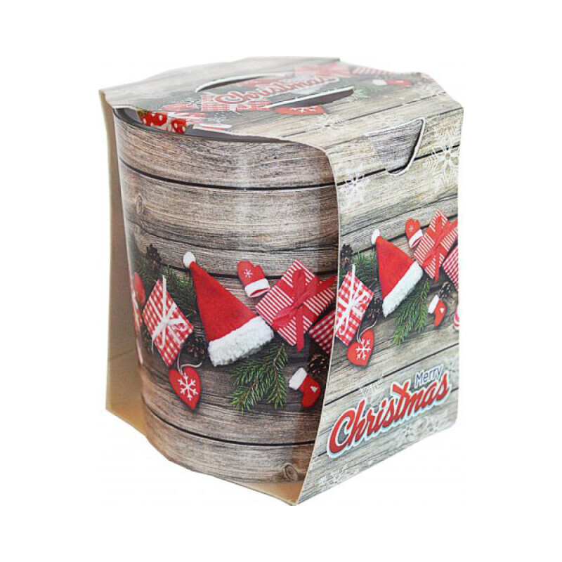 Admit Svíčka ve skle 90g Christmas Wood (6/krt)