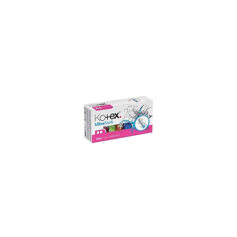 Kotex tampony Ultra Sorb 16ks Mini (24/krt)