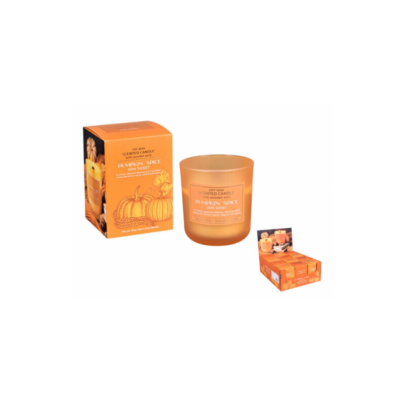 Bartek 150g Svíčka ve skle dřev.knot Pumpkin Spice (12/krt)